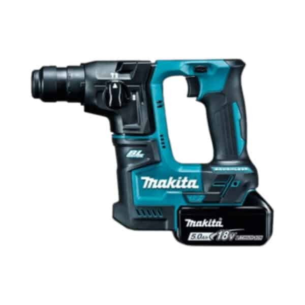 Ciocan rotopercutor Makita DHR171RTJ SDS-PLUS 17 mm cu 2 acumulatori LXT 18V 5.0Ah