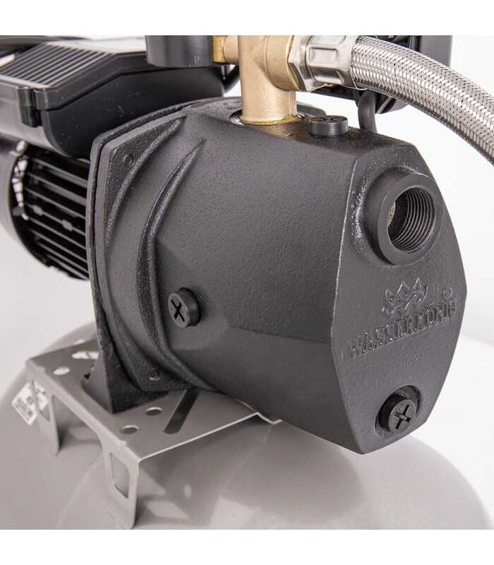 Hidrofor cu pompa autoamorsanta Wasserkonig FL477350, fonta, putere 1000 W, debit 4380 l/h, inaltime refulare 47 m, vas de expansiune 50 l - imagine 5