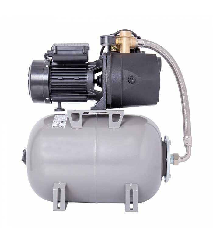 Hidrofor cu pompa autoamorsanta Wasserkonig FL477350, fonta, putere 1000 W, debit 4380 l/h, inaltime refulare 47 m, vas de expansiune 50 l - imagine 3