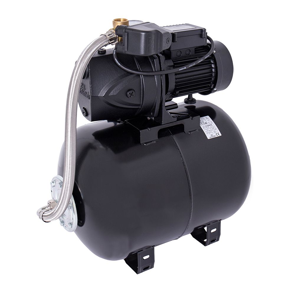 Hidrofor cu pompa autoamorsanta Wasserkonig FL498050, fonta, putere 1150 W, debit 4800 l/h, inaltime refulare 49 m, vas de expansiune 50 l