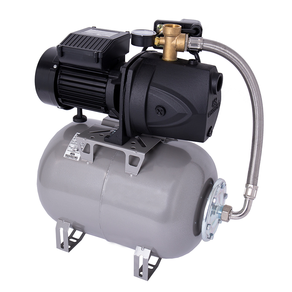 Hidrofor cu pompa autoamorsanta WASSERKONIG FL528625, 1250W, 86L/min, 24L - imagine 6