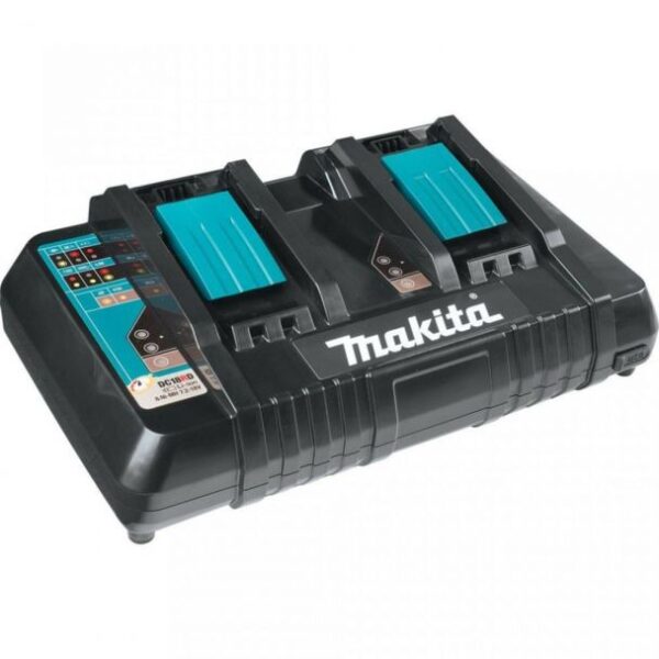 Incarcator rapid dublu Makita DC18RD, 630868-6, Li-Ion LXT 14.4-18 V