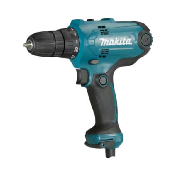 Masina de gaurit si insurubat Makita DF0300, 320 W, cuplu 56/21 Nm, control electronic al turatiei