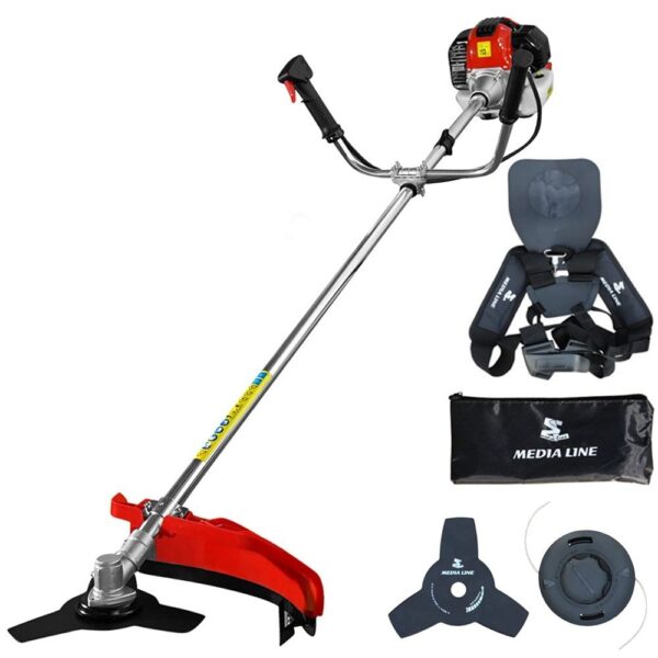 Motocoasa Media Line MC 4328 T, 1.7 CP, 43 cmc, benzina, 2 timpi