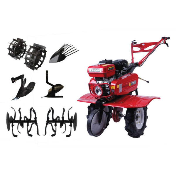 Motocultor 7 CP, 2+1 viteze kit, cu 4 accesorii incluse ,RD-T03