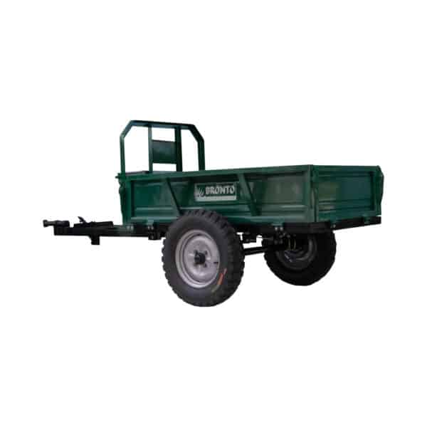 Remorca motocultor, model A cu bena140× 80^30cm